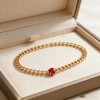 Gold-Plated 316L Stainless Steel Chain Necklace–48+5cm Adjustable Length, 8.0mm Width, 44.1g