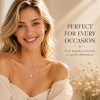 LemonRose Initial Necklaces for Women Dainty Gold/Silver Heart Letter A-Z Pendant Necklace Trendy Jewelry Heart Necklaces for Women Personalized Gift for Birthday Anniversary Graduation