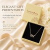 LemonRose Dainty Gold Pendant Necklaces for Women, 14K Gold Plated Stainless Steel CZ Leaf Necklace, Tarnish Resistant Everyday Layering Jewelry Gifts