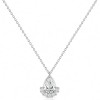 LemonRose necklace for women Elegant Dainty Teardrop Pendant cubic zirconia necklace Gold/Silver necklaces for women trendy Everyday Wear & Gift for Birthday Anniversary