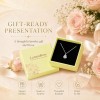 LemonRose necklace for women Elegant Dainty Teardrop Pendant cubic zirconia necklace Gold/Silver necklaces for women trendy Everyday Wear & Gift for Birthday Anniversary