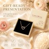 LemonRose Dainty Gold Heart Necklace for Women 14k Gold Plated Heart Pendant Choker Necklaces Small Gold Love Open Heart Chain Necklace for Women Simple Gold Necklace for Women Trendy Jewelry Gifts