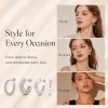 LemonRose Hoop Earrings for Women, Hypoallergenic Gold/Silver Hoops Stacks for Multiple Piercings, Dainty Cute Mini Lightweight Cartilage Studs Trendy Jewelry Gift